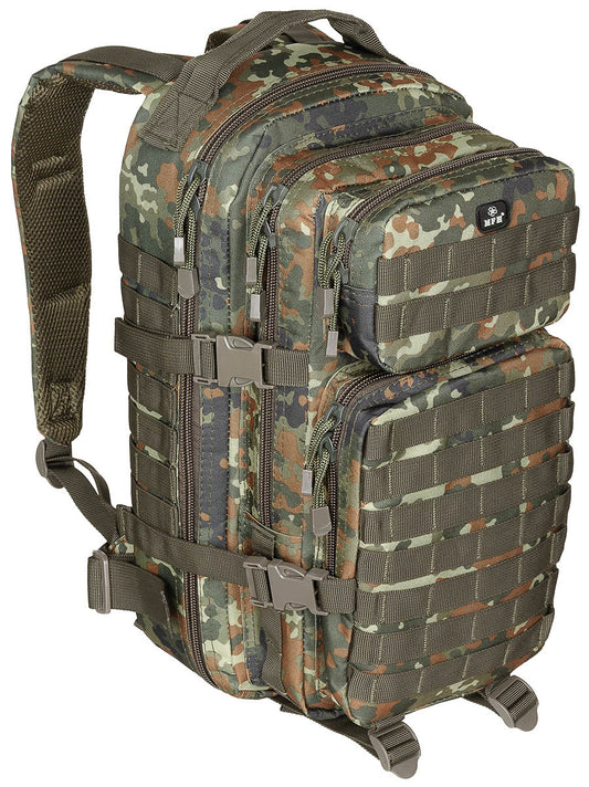 US Rucksack, Assault I, flecktarn