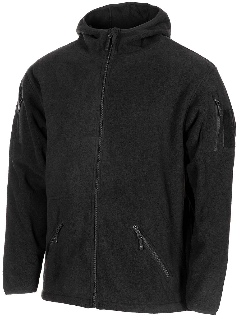 Fleece-Jacke, "Tactical", schwarz