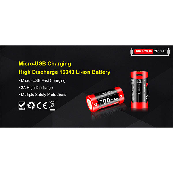 Batterie 16GT-70UR, 700mAh