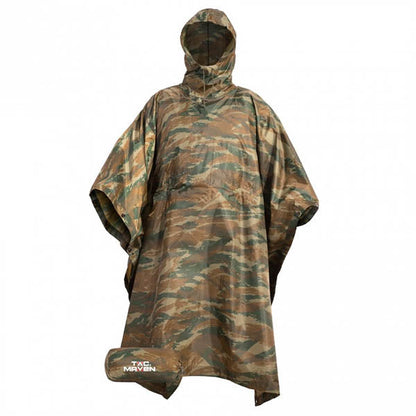 Poncho antipioggia THUNDER PONCHO, mimetico