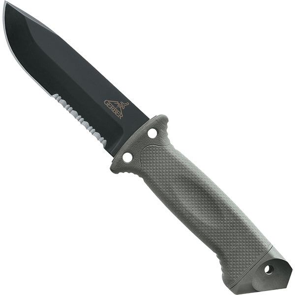 Coltello tattico LMF II INFANTRY, verde, incluso fodero compatibile MOLLE