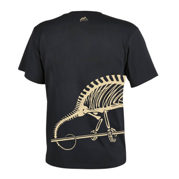 T-SHIRT FULL BODY SKELETON, verde oliva