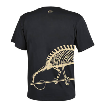 T-SHIRT FULL BODY SKELETON, verde oliva