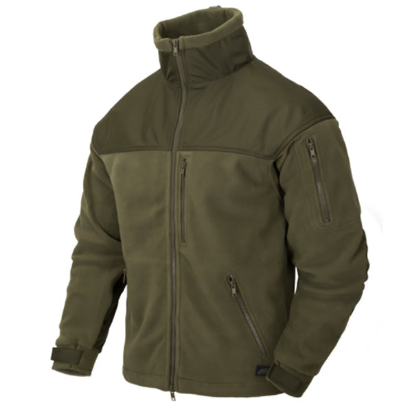 Giacca in pile, CLASSIC ARMY JACKET - FLEECE, verde oliva