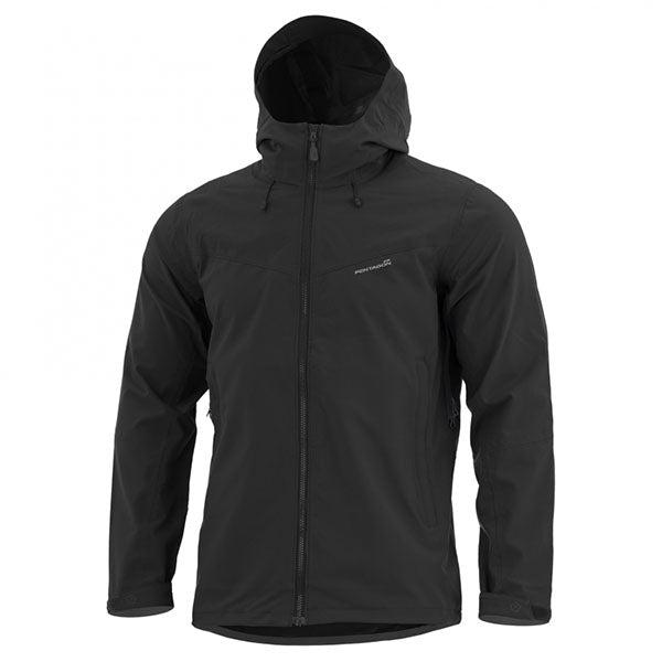 Giacca antipioggia hardshell MONLITE SHELL JACKET, nera