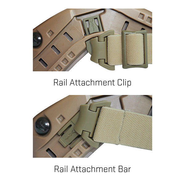 Occhiali SPEAR Rail Attack System (RAS), neri