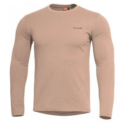 Langarm-Shirt AGERON 2.0, tan