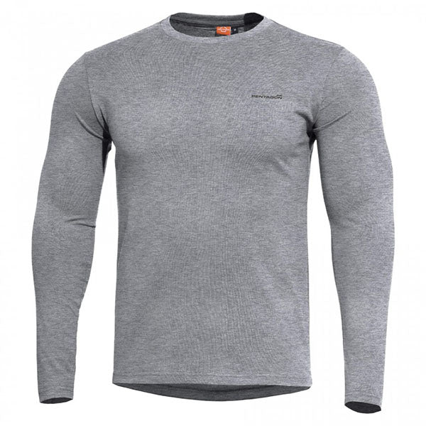 Langarm-Shirt AGERON 2.0, melange