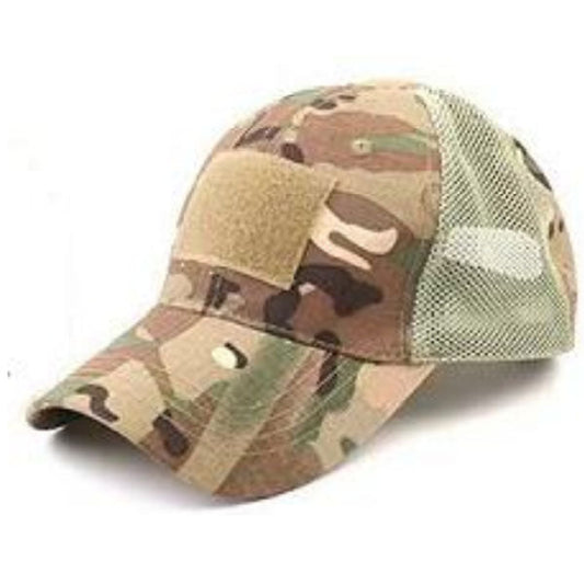 Berretto da baseball TAC BASE CAP MESH, ripstop, Velcro, multicam Taglia unica