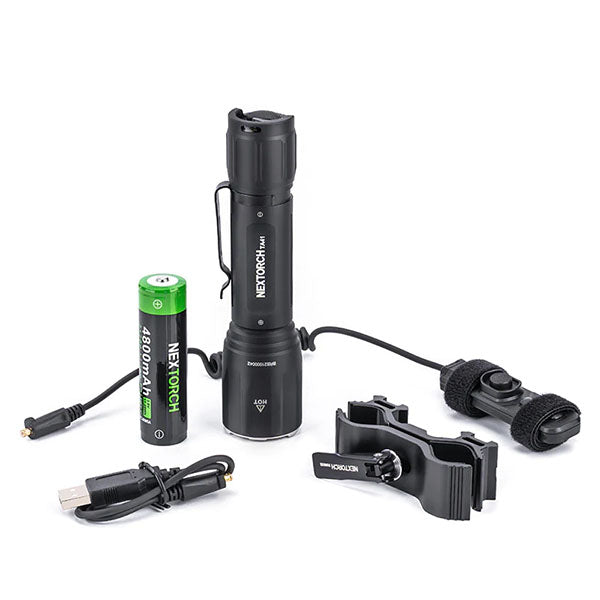 LED-Taschenlampen Jagd-Set TA41 SET, 2'600 Lumen (inkl. Akku)