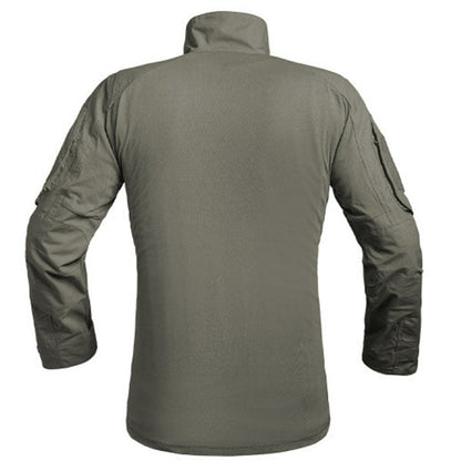 Langarm Shirt UBAS FIGHTER, olive