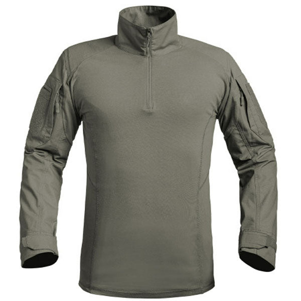 Langarm Shirt UBAS FIGHTER, olive