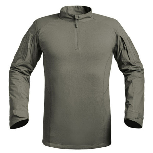 Chemise à manches longues UBAS FIGHTER V2, olive