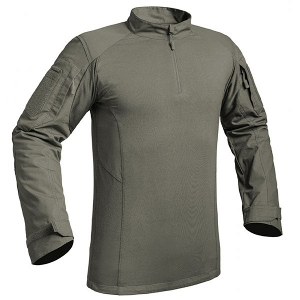 Chemise à manches longues UBAS FIGHTER V2, olive