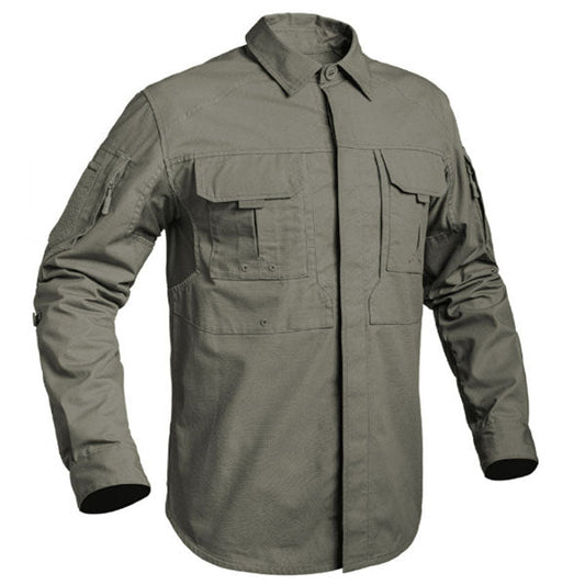 Langarm-Shirt FIGHTER, olive