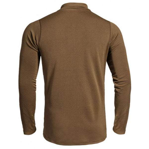 Maglia manica lunga THERMO PERFORMER SWEAT ZIP -10°C/-20°C, marrone chiaro