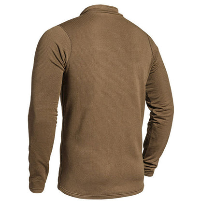 Maglia manica lunga THERMO PERFORMER SWEAT ZIP -10°C/-20°C, marrone chiaro