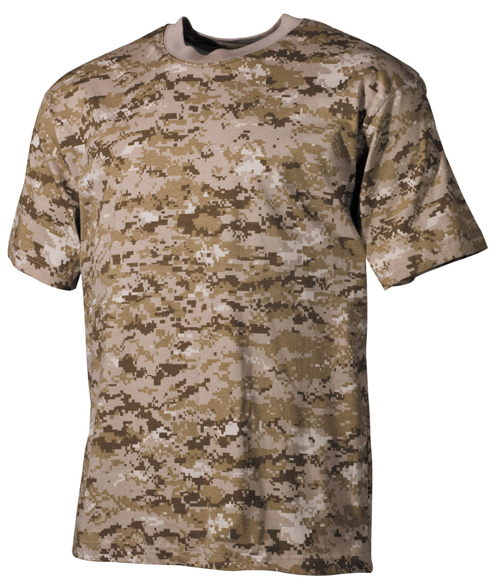 US T-Shirt, halbarm,  digital desert, 170 g/m²