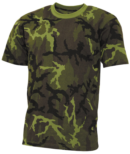 T-shirt enfant "Basic", camouflage M 95 CZ, 140-145 g/m²