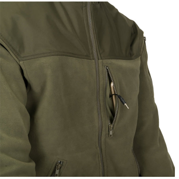 Giacca in pile, GIACCA CLASSIC ARMY - FLEECE, nera