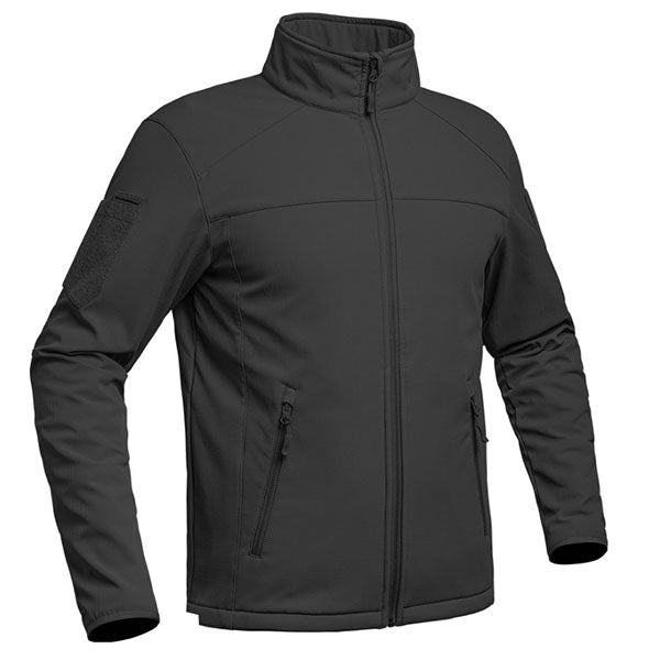 Veste softshell ripstop FIGHTER, noir