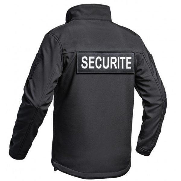 Veste softshell SECU-ONE FLAP SECURITE, noir