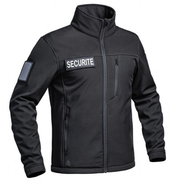 Veste softshell SECU-ONE FLAP SECURITE, noir