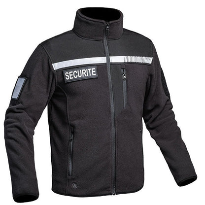 Veste polaire SECU-ONE SECURITE HV-TAPE, noir