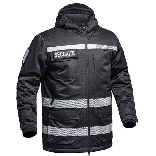 Parka rigido WF150 SECU-ONE SECURITE HV-TAPE, nero