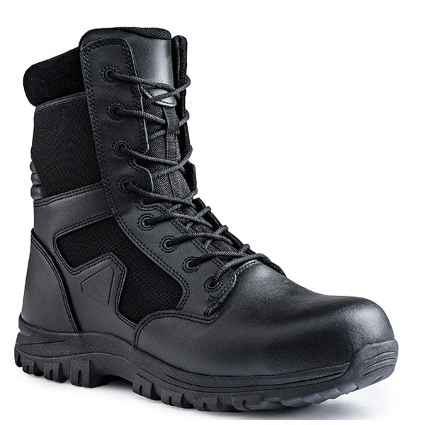 Scarpa di emergenza SECU-ONE 8" con cerniera e cappuccio protettivo, nera