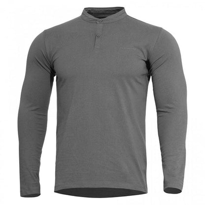 Maglia serafino ROMEO 2.0, grigio lupo