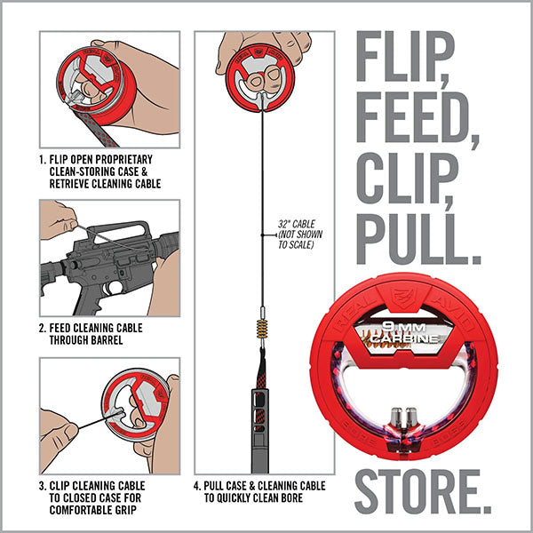 Pulitore per canne BORE BOSS per .357CAL/.38CAL/9MM