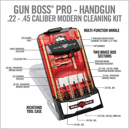 Kit de nettoyage GUN BOSS PRO - Kit de nettoyage pour armes de poing