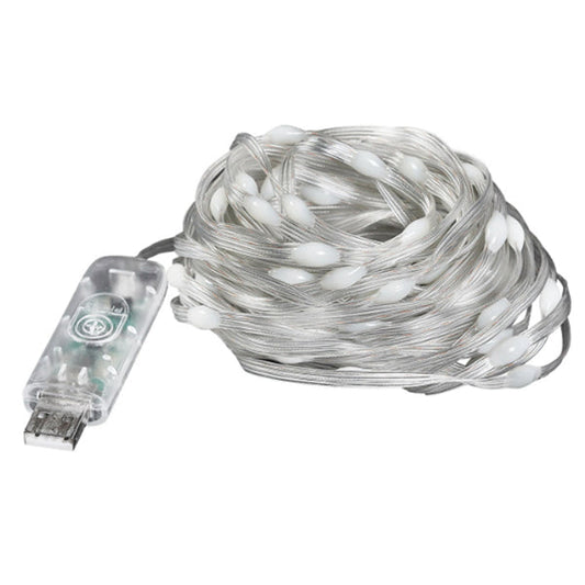 Guirlande lumineuse LED CL6, 60 lampes, 6 mètres de long (sans piles)