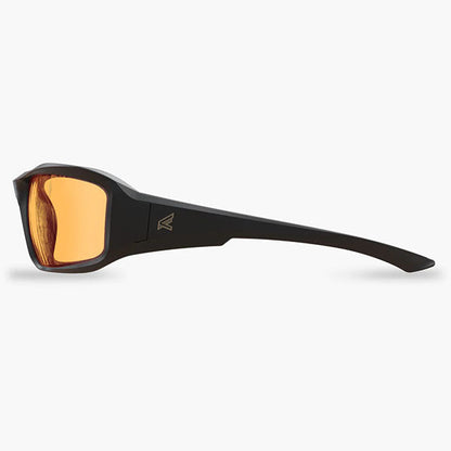 Sonnenbrille HAMEL, SOFT TOUCH MATTE BLACK THIN TEMPLE FRAME, Tigers Eye Vapor Shield Lens (XH610-TT)