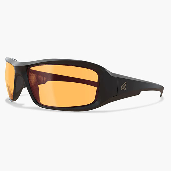 Sonnenbrille HAMEL, SOFT TOUCH MATTE BLACK THIN TEMPLE FRAME, Tigers Eye Vapor Shield Lens (XH610-TT)