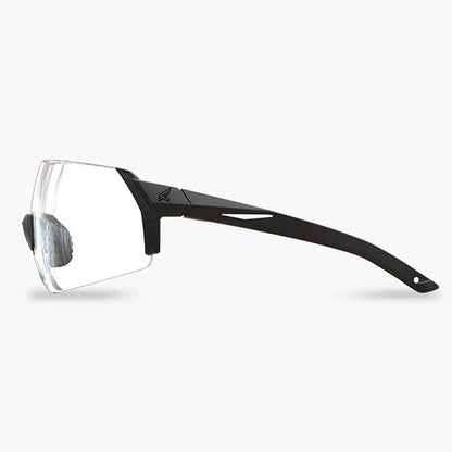 Lunettes de tir URGENT FURY, monture noire, lentille transparente pare-vapeur (UF11VS)