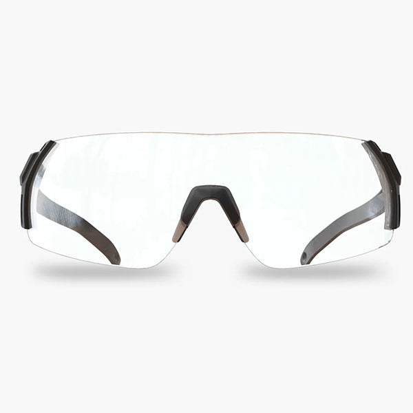 Lunettes de tir URGENT FURY, monture noire, lentille transparente pare-vapeur (UF11VS)