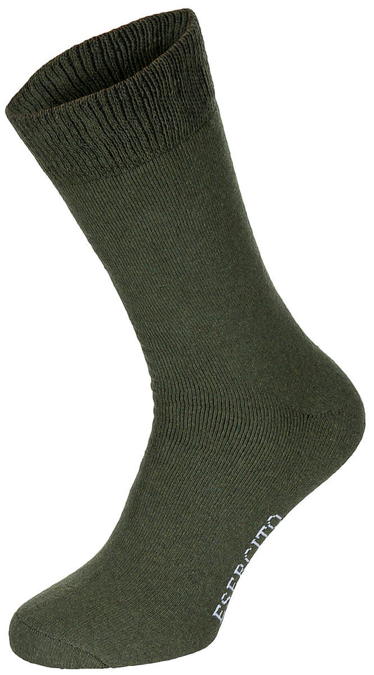 Socken, "Esercito", oliv, halblang, 3er Pack