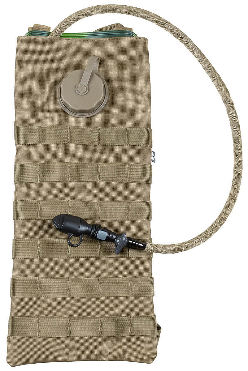 Système d'hydratation, "MOLLE", 2,5 l, avec sac en TPU, beige coyote