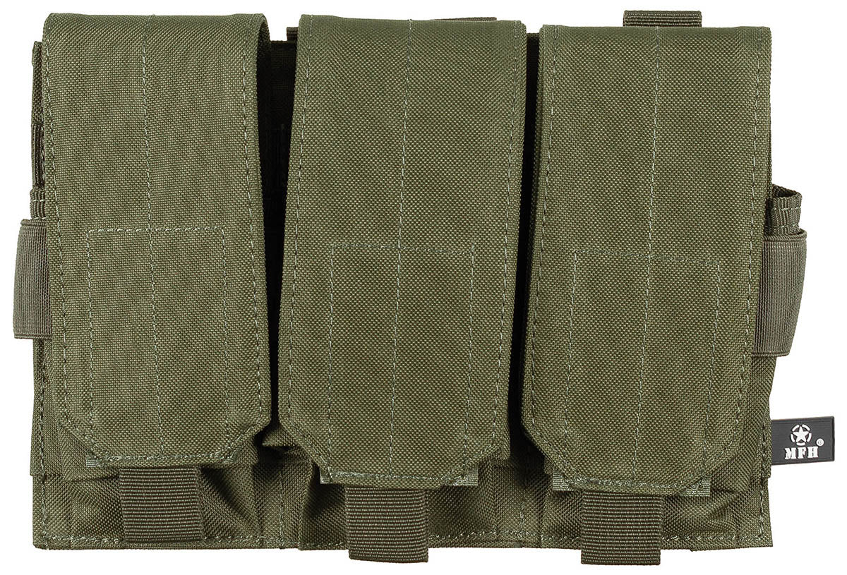 Magazintasche,3-fach,"MOLLE",  oliv