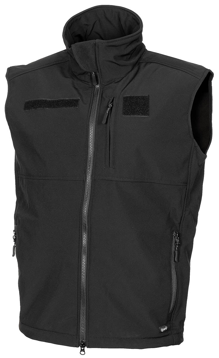 Gilet softshell, "Allround", nero