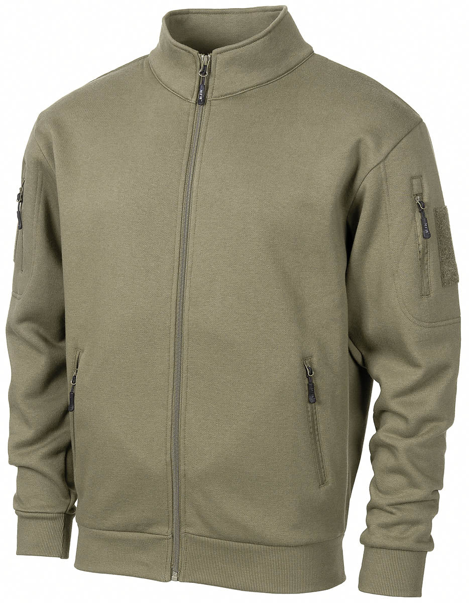 Sweatjacke, "Tactical", oliv