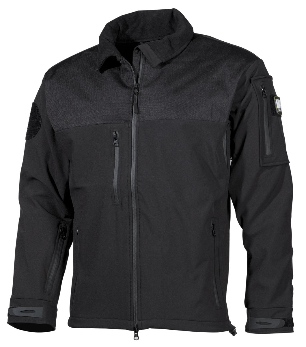 Softshell Jacke, "Australia", schwarz