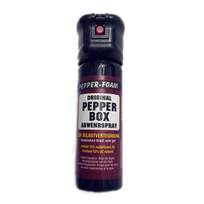 TW1000 / PEPPER-BOX, spray au poivre modèle PEPPER-FOAM STANDARD, 63ml (jet liquide moussant)