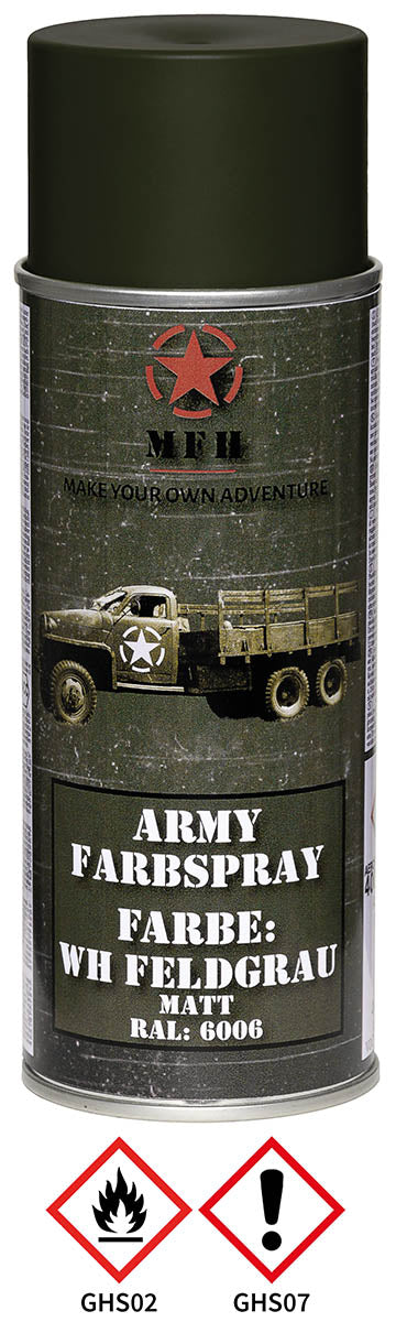 Colore spray militare, WH FIELD GREY, opaco, 400 ml