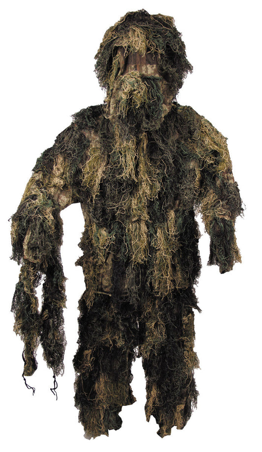 Tarnanzug, "Ghillie", 4-teilig, woodland