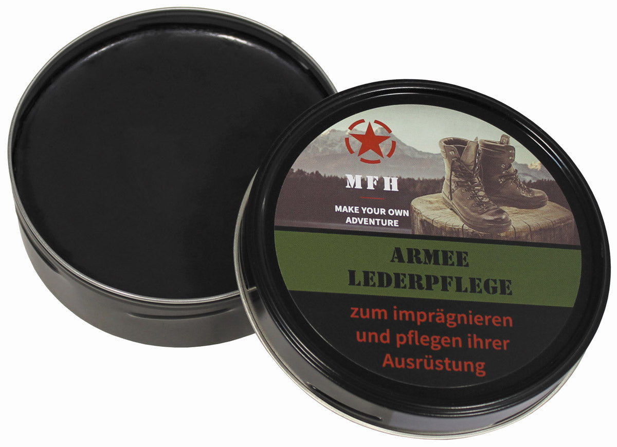 Schuhcreme, "Army", schwarz, 150 ml Dose