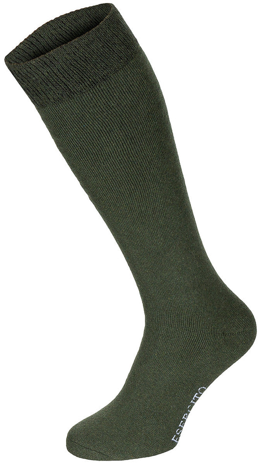 Wintersocken, "Esercito", oliv, lang, 3er Pack