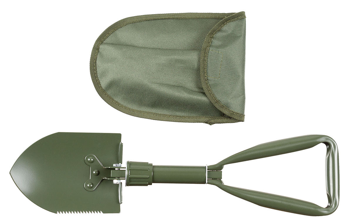 Mini pelle pliante, 3 pièces, olive